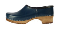 Holz Schuh in Blau