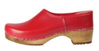 Holz Schuh in Rot