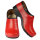 PU Holz Schuh in Rot