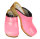 Holz Clog in Neon Pink