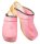 Holz Clog in Velour Pink